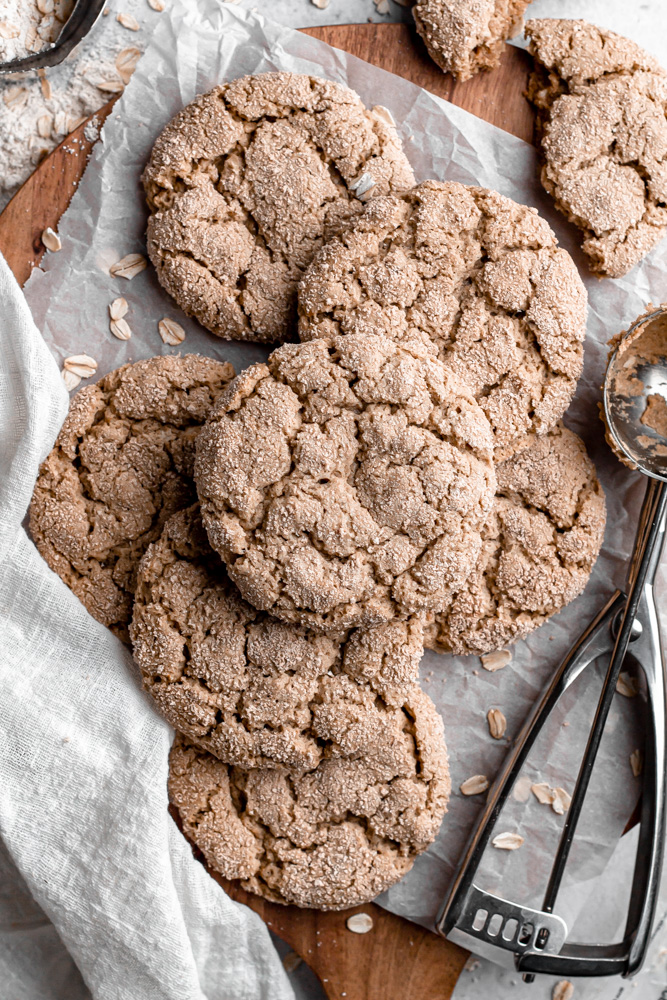 Healthy Oatmeal Snickerdoodles